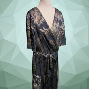 Soft Surroundings Blue Floral Dress